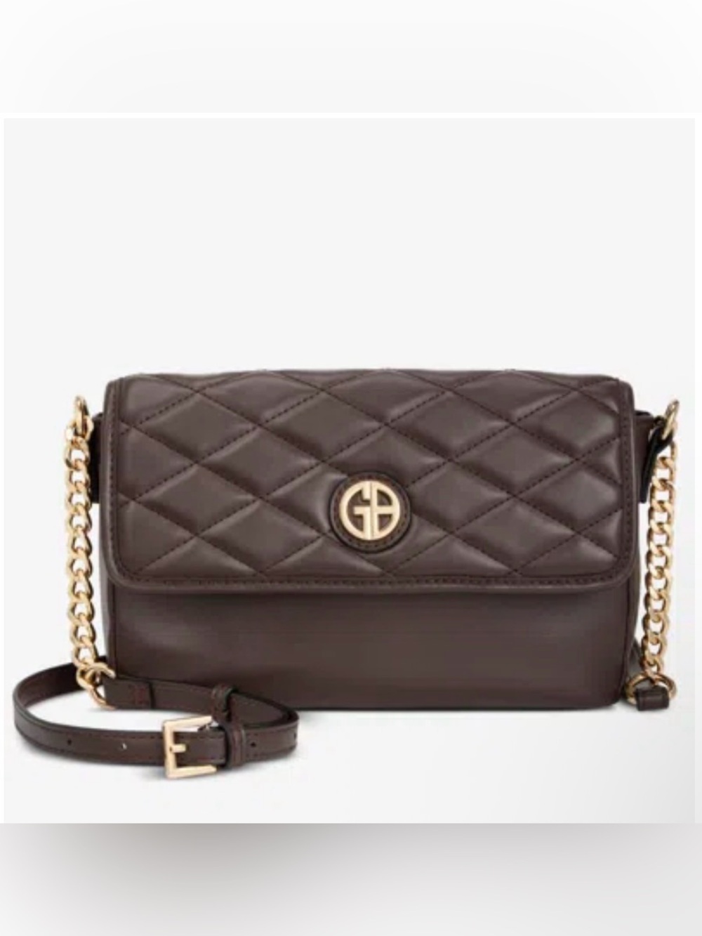 Giani Bernini EW Quilted C/B. Brown/Gold.